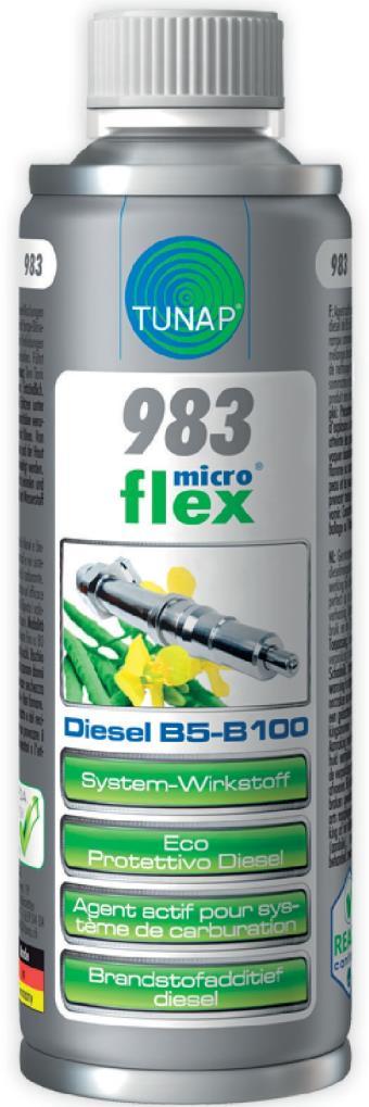 Product Information PI 983 Cargo_1115 καύσιμο microflex 983 cargo Σύστημα Συστατικών Πετρελαίου Β5-Β100 ΤΕΧΝΙΚΑ ΧΑΡΑΚΤΗΡΙΣΤΙΚΑ Τέλεια συμβατότητα κι ανάμειξη με καύσιμα που περιέχουν διαφορετικά