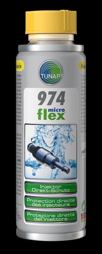 Product Information PI 974_2015 microflex 974 Άμεση Προστασία Ψεκασμού Βενζίνης ΤΕΧΝΙΚΑ ΧΑΡΑΚΤΗΡΙΣΤΙΚΑ Τεχνολογία Καθαρισμού ROA 2 : Φόρμουλα ανώτερης απόδοσης καθαρισμού.