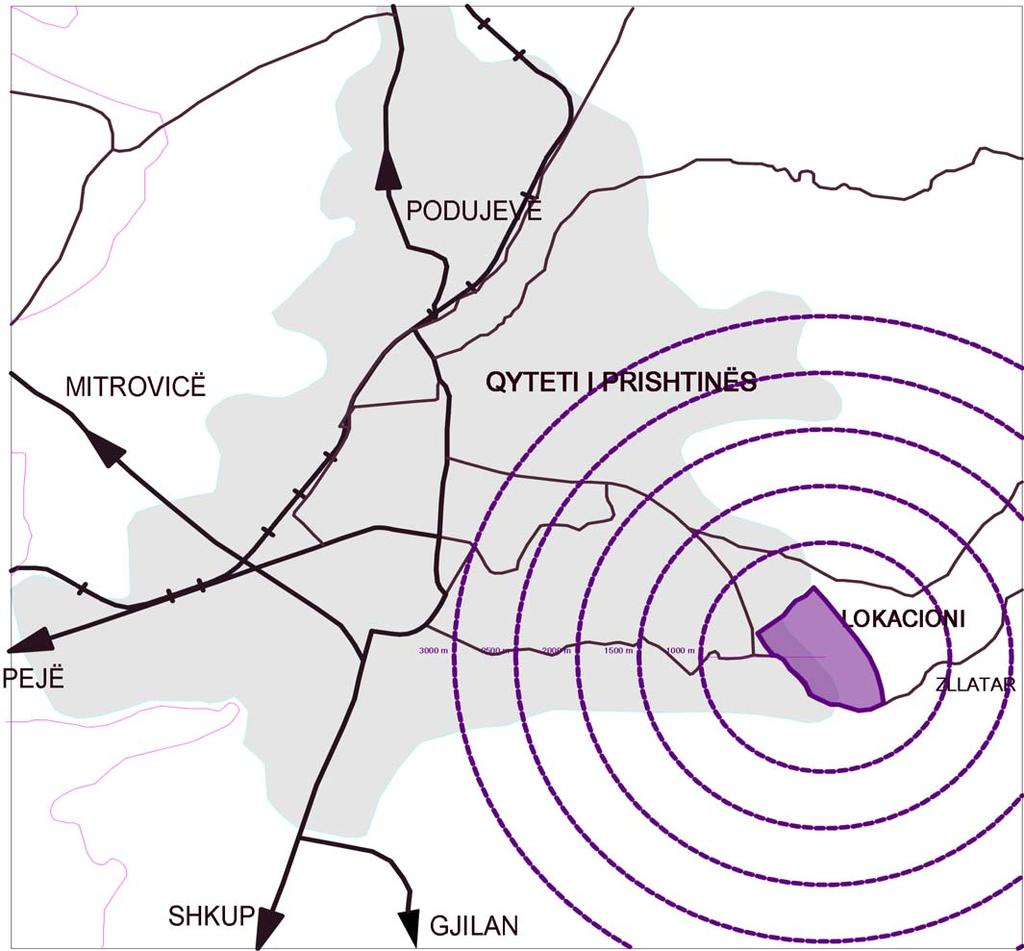 13 2.1 ZONA E PËRFSHIRË ME PLAN RREGULLUES Hapësira e përfshirë me plan detal urban është në kuadër të territorit të përfshirë me Planin Strategjik të Prishtinës.