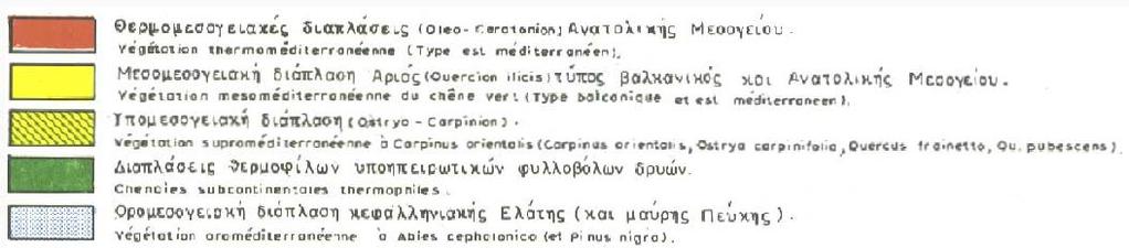 χώρο εμφανίζεται ως μια περισσότερο ή λιγότερο συνεχής λωρίδα κατά μήκος των ακτών της δυτικής, νοτιοανατολικής και