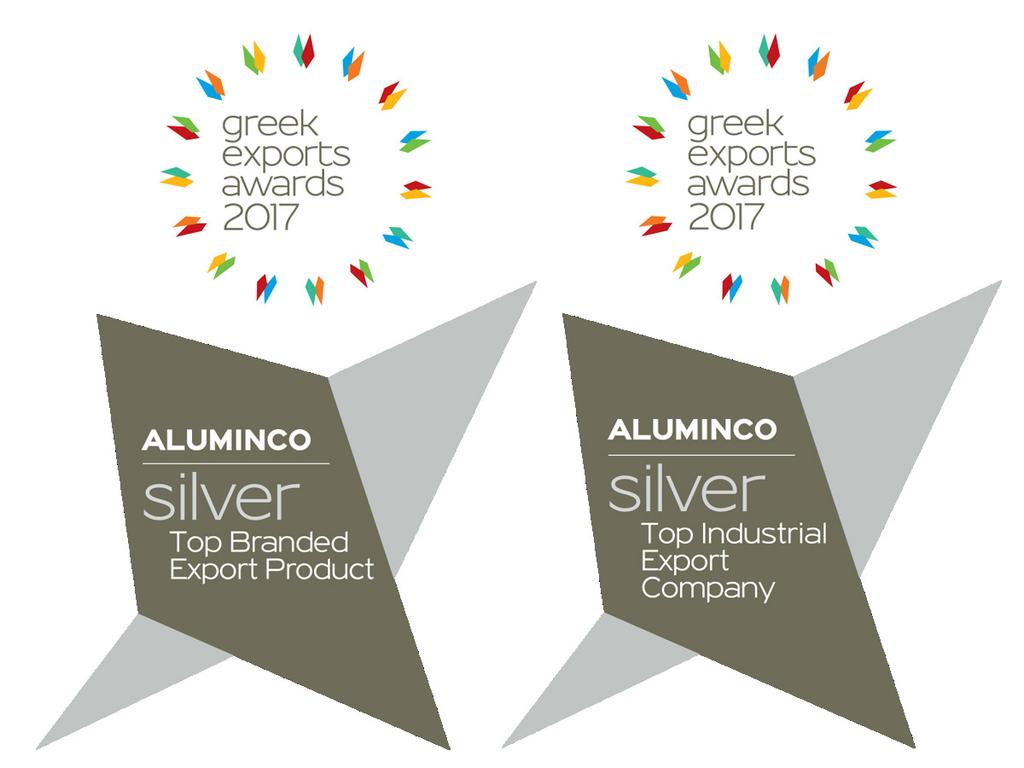 H Aluminco ξανά νικητής στα Greek Exports Awards!