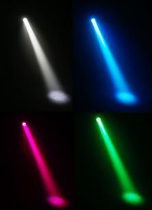 LP5 - MINI GOBO LIGHT Led light effect 4x3W. Color RGBW. Max power 20W.