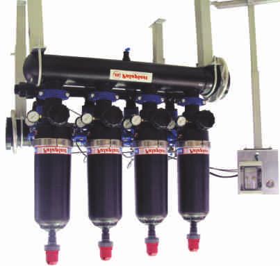Self-Cleaning Disk Filtration Systems Αυτοκαθαριζόμενα Φίλτρα Δίσκων 3395-3428 Νumber of Filters/outlet Αριθμ.