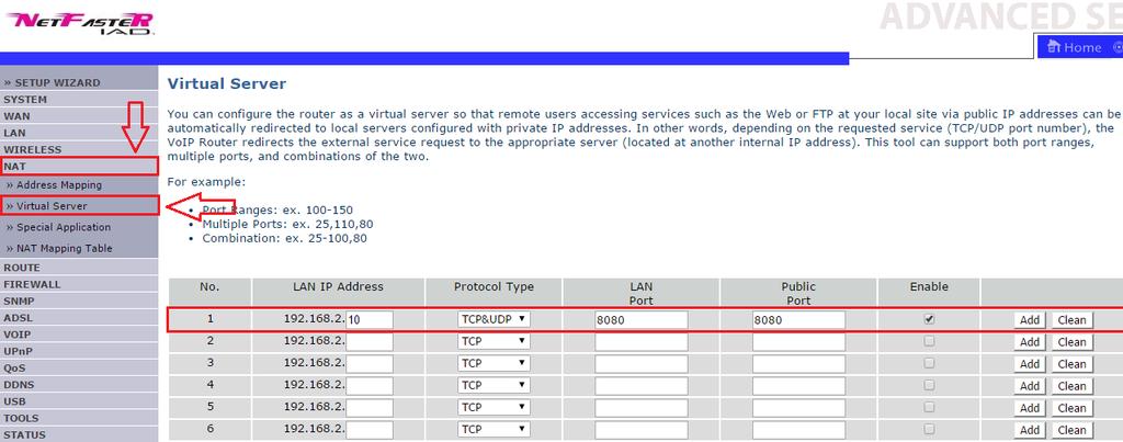 3.1.19 Ρυθμίσεις στο Router για το DDNS. Για να λειτουργήσει ο λογαριασμός DDNS που φτιάξαμε πρέπει να κάνουμε Port Forward στο Router.