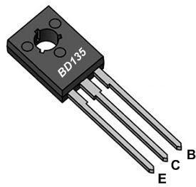 Električna shema: KiCad Slika 3. Električna shema sklopa punjača NiMH akumulatorskih baterija sa Zenerovom diodom i tranzistorom. Popis elemenata: TR1 BD135 1 NPN tranzistor srednje snage.