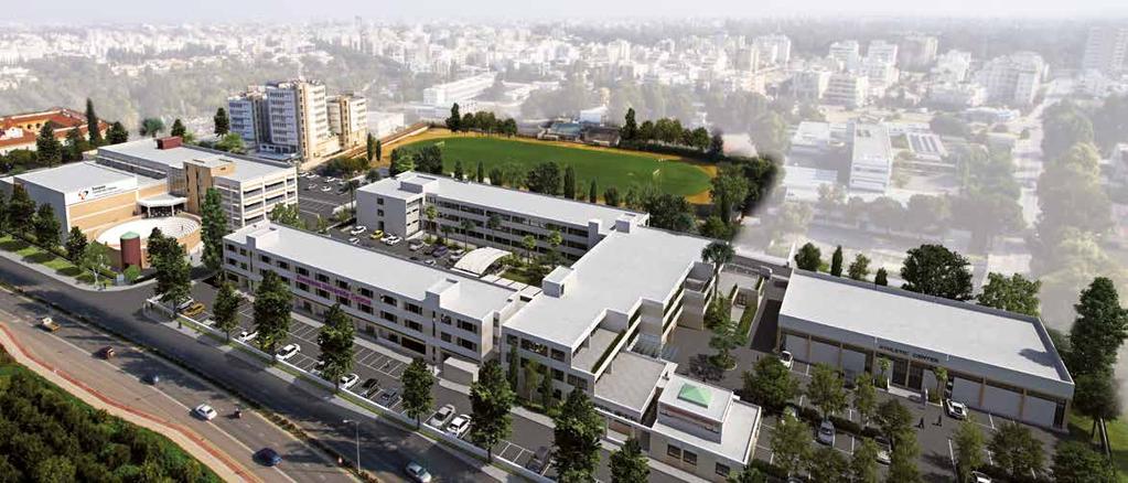 Βόρεια Πτέρυγα Πολιτιστικό Κέντρο Πολιτιστικό Κέντρο Αίθουσα Συνεδριάσεων Ωμέγα Αμφιθέατρα Άλφα, Βήτα, Δέλτα Κλειστό Αμφιθέατρο Υπαίθριο Αμφιθέατρο Orbis Βόρεια Πτέρυγα Αθλητικό Ερευνητικό Εργαστήριο