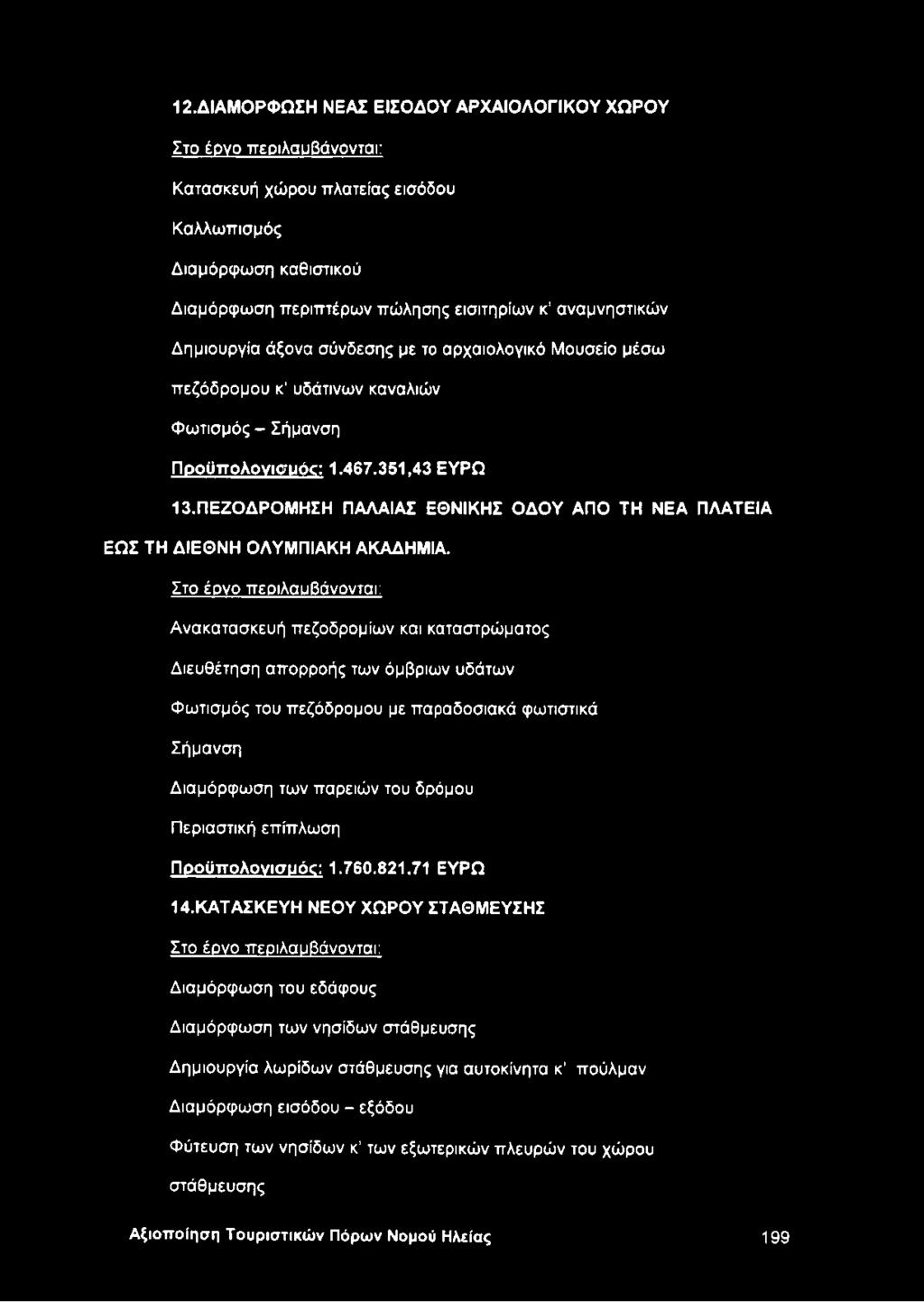 ΠΕΖΟΔΡΟΜΗΣΗ ΠΑΛΑΙΑΣ ΕΘΝΙΚΗΣ ΟΔΟΥ ΑΠΟ ΤΗ ΝΕΑ ΠΛΑΤΕΙΑ ΕΩΣ ΤΗ ΔΙΕΘΝΗ ΟΛΥΜΠΙΑΚΗ ΑΚΑΔΗΜΙΑ.