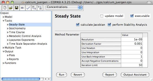 Εργασίες (Tasks) Ανάλυση σταθερής κατάστασης (Steady-State Analysis) Προκειμένου να πραγματοποιήσετε μια ανάλυση σταθερής κατάστασης, θα πρέπει από το μενού στα αριστερά να επιλέξετε Task à
