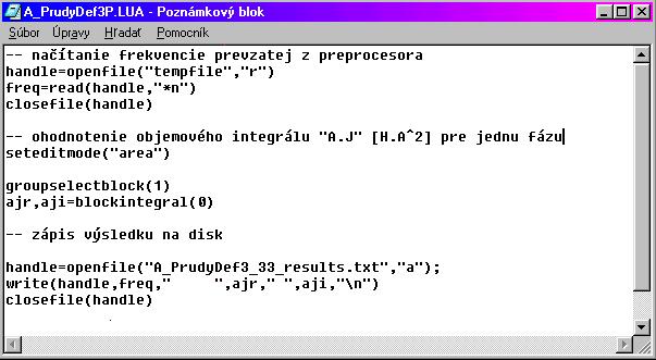 potpoceoa FEMM pe výpočet A.J Ob.P.