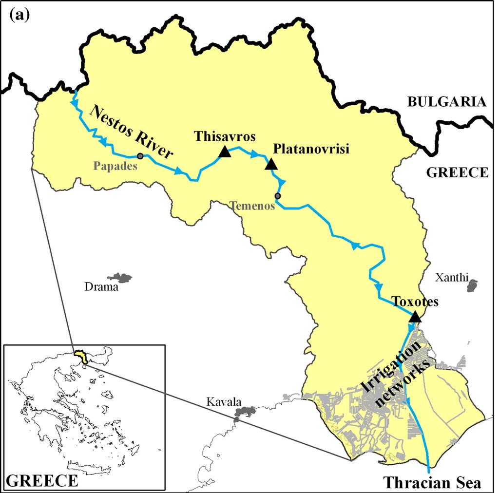 Εφαρμογή ςτη λεκάνη απορροήσ του Νζςτου Διαςυνοριακόσ ποταμόσ Τδροθλεκτρικι