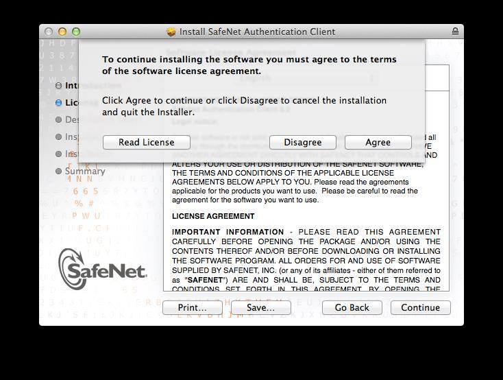 License agreement