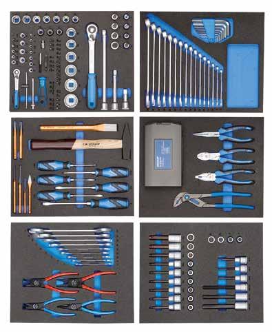 6 7 Οι συλλογές εργαλείων GEDORE βασίζονται στις καθημερινές ανάγκες ενός συνεργείου Έχουν δοκιμαστεί στην πράξη παθιασμένο ερασιτέχνη Η ποιότητα της GEDORE με ελκυστική τιμή Συνδυάζονται τέλεια για