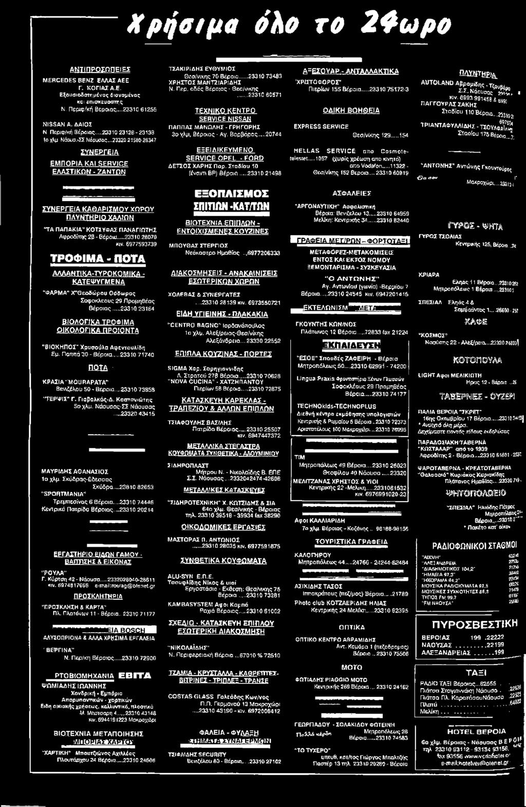 ..23320 215Θ0-28347 a m a r e ia ΕΜ Π Ο ΡΙΑ Κ Α Ι S E R V IC E ΕΛ Α ΣΤΙΚ Ο Ν - ΖΑΝΤΩ Ν Σ Υ Ν Ε Ρ Γ Έ ία Κ Α Θ Α Ρ ΙΣΜ Ο Υ Χ Ω ΡΟ Υ ΠΛΥΝΤ Η Ρ ΙΟ Χ Α Λ ^ Ν *ΤΑ ΠΑΠΑΚΙΑ'1ΚΟΤΣΥΦΑΣ ΠΑΝΑΓΙΏΤΗΣ Αφροδίτης