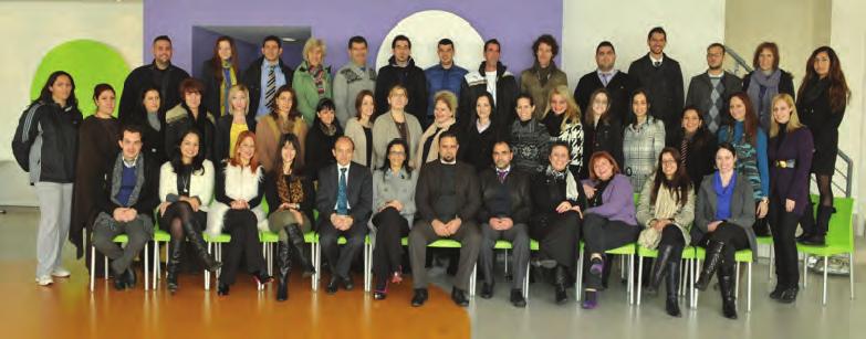 From left to right: First Row: Soctratis Petrides, Maria Theophilou, Maria Kkimitri, Eleni Malla, George Georgiades, Depina Lioliou, Costas Costa, Marios Hadjivassiliou, Christina Karaviotou, Maria