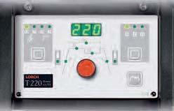 ISO 9001 Druhy riadiacich panelov pre zariadenia T: BasicPlus 1. Vyberte metódu zvárania 2. Vyberte režim zvárania 3. Nastavte prúd zvárania ControlPro 1. Vyberte metódu zvárania 2. Vyberte priemer volfrámovej elektródy 3.