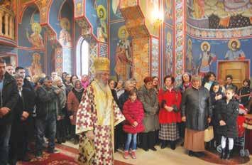 Николићу Феману и свом присутном народу. После Свете Литургије сви присутни су учествовали у трпези љубави.