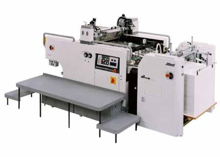 MAESTRO A SERIES Screen press Model: MS-80 A MS-102 A II Μέγιστη διάσταση χαρτιού: 800 X 550 1,050 X 750 χιλ. Ελάχιστη διάσταση χαρτιού: 350 X 270 420 X 279 χιλ. Διάσταση 270 X 200 1,050 X 730 χιλ.