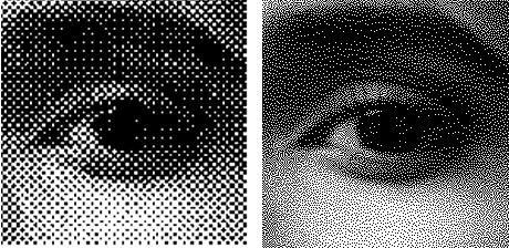 KONVENCIONALNO -AMPLITUDNO RASTRIRANJE Pri nekaterih digitalnih tehnikah tiska (npr.