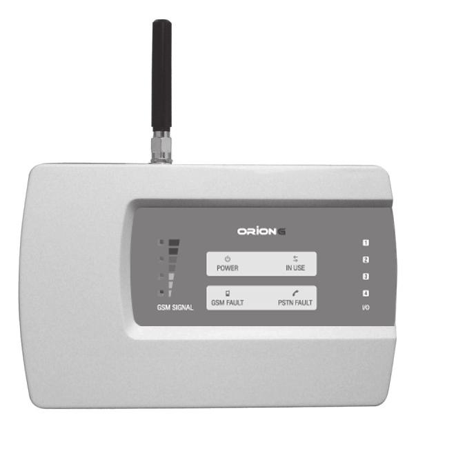 Οδηγίες Εγκατάστασης GSM-GPRS LINK INTERFACE Ο ORION-G είναι μία συσκευή η οποία εξομοιώνει την αναλογική τηλεφωνική γραμμή (PSTN), αξιοποιώντας το δίκτυο της κινητής τηλεφωνίας, και χρησιμοποιείται