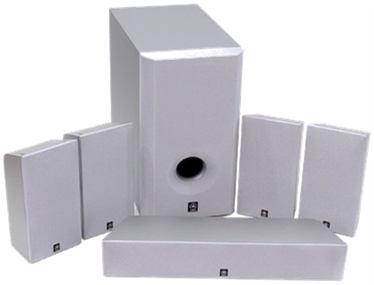 1 ηχείων HOME CINEMA, αποτελούμενο από subwoofer ενεργό 50 W, 5 x 30W ηχεία δορυφόρους, 2 δρόμων, μαγνητικά θωρακισμένα, με μεταλλικού θόλου tweeter και