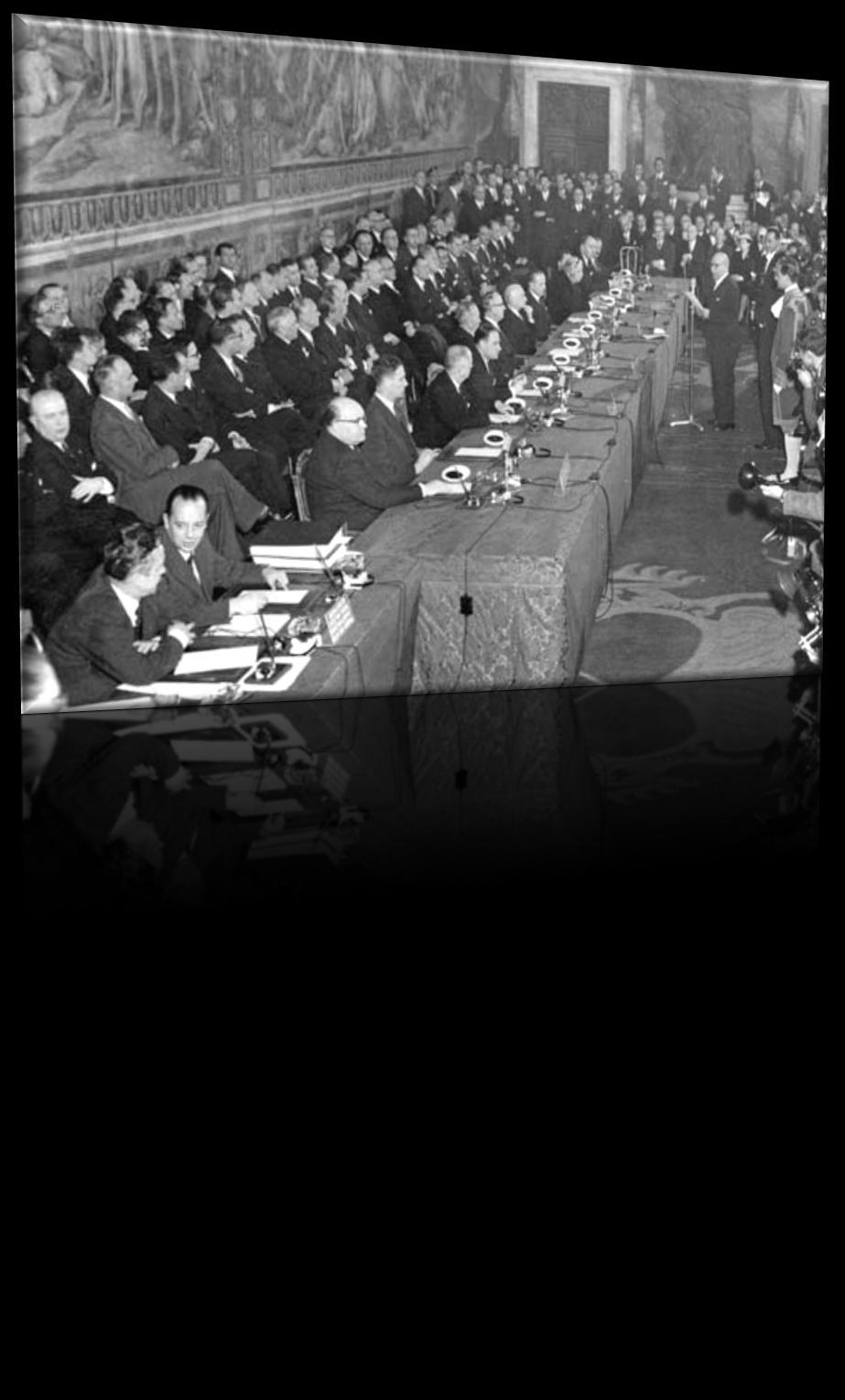 Ευρωπαϊκή Οικονομική Κοινότητα (ΕΟΚ) / European Economic Community (EEC) Ιδρύεται με τη Συνθήκη της Ρώμης στις 25 Μαρτίου 1957.