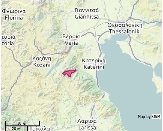 3.2.23. Όνομα περιοχής : Όρος Τίταρος Κωδικός περιοχής : GR1250003 Εικ.