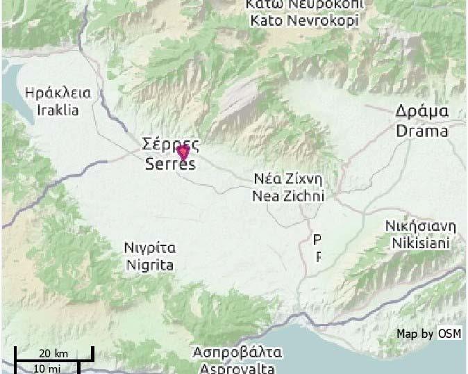 Εικ.31 Άϊ Γιάννης [5] Περιγραφή : Η περιοχή αποτελείται από δύο στενά ρέματα που ενώνονται μπροστά από πηγές γλυκού νερού.
