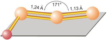 Kemija elementov glavnih skupin: skupina 5A 2 N 3 (aq) + NaCl(aq) N 2 4 (aq) + NaCl(aq) + 2 (l) a) b) c) lika 5 a) Model molekule hidrazina; b) na atomih N sta NE; c) skupini N 2 sta nekoliko