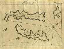 [Zacharakis 3026/1988 με παραλλαγή στην αρίθμηση Pl. 96] [Μαζί:] CARTE DU MOUILLAGE DE CORFOU. Χαλκόγραφος χάρτης, επικολλημένος σε χαρτόνι. Διαστάσεις 20,5 χ 15,5 εκ.