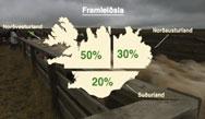 Nýtum auðlindir landsins af skynsemi Í myndinni kemur fram að sauðfé hafi fækkað um 45% frá árinu 1977 og að einungis 20-25% sauðfjár séu rekin á afrétti.