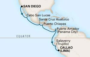 15-ΜΕΡΕΣ ΠΑΝΟΡΑΜΑ ΝΟΤΙΟΥ ΑΜΕΡΙΚΗΣ Πλοίο: ms Maasdam Επιβίβαση: San Diego, California, US Αποβίβαση: Callao (Lima), Peru Αναχωρήσεις: 25 Φεβρουαρίου & 11 Μαρτίου 18 1.335 Εμποδιζόμενη θέα 1.