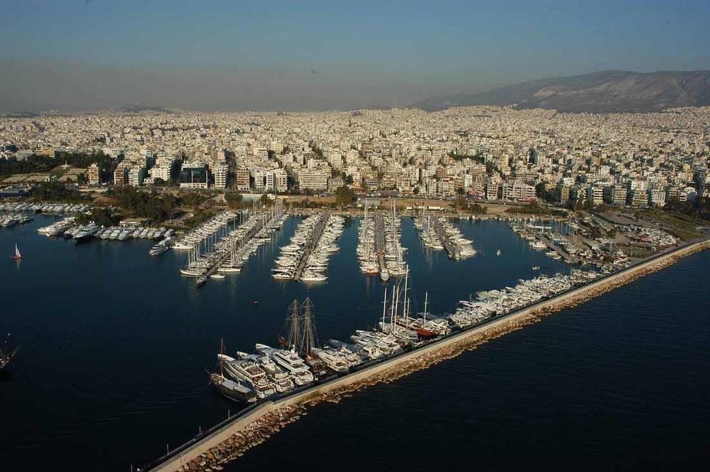 2.3 ΤΟΥΡΙΣΤΙΚΟΙ ΛΙΜΕΝΕΣ ΣΤΗΝ ΕΛΛΑΔΑ Πηγή: GoogleMaps, τουριστικός λιμένας της Αρετσούς στη Θεσσαλονίκη. Η ανάπτυξη του θαλάσσιου τουρισμού στην Ελλάδα ξεκίνησε την δεκαετία του 1960.