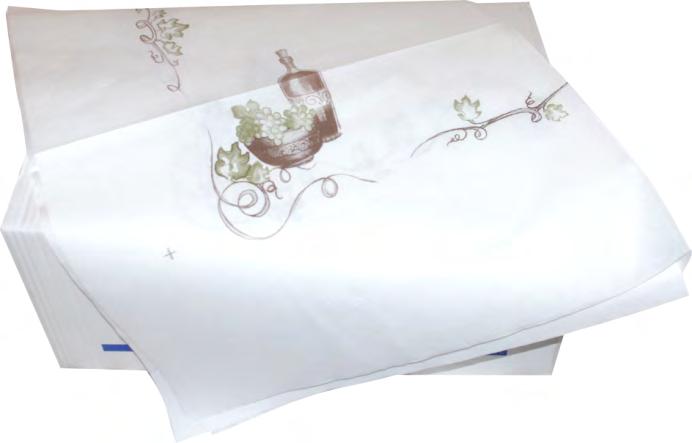 6300005 MAXI BLUE Tablecloth SEA 100x130cm 150τεμ.