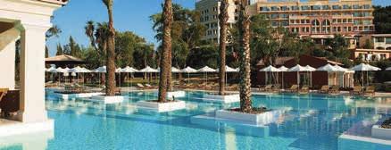 Kατάλογος Ξενοδοχείων Κέρκυρα, Κομμένο Από 135 το δωμάτιο Το Grecotel Eva Palace προσφέρει ιδιωτική παραλία και εντυπωσιακή πισίνα με μπαρ.