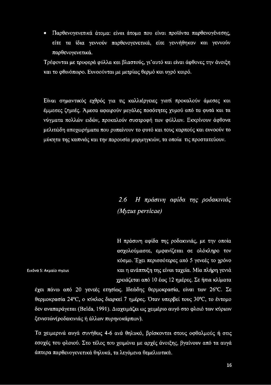 Είναι σημαντικός εχθρός για τις καλλιέργειες γιατί προκαλούν άμεσες και έμμεσες ζημιές. Άμεσα αφαιρούν μεγάλες ποσότητες χυμού από τα φυτά και τα νύγματα πολλών ειδών, προκαλούν συστροφή των φύλλων.