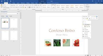 Share your work with others Invite other people to view and edit cloud-based documents. Show or hide the ribbon Click the pin icon to keep the ribbon displayed, or hide it again by clicking the arrow.