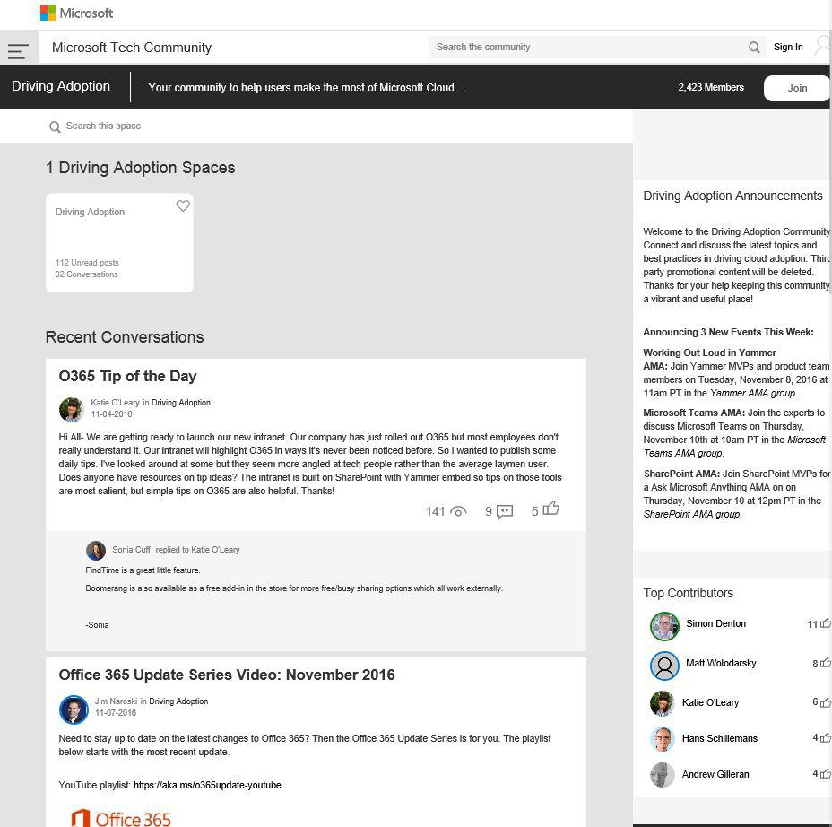 οργανισμό σας. http://fasttrack.microsoft.com/office/envision/productivitylibrary Βασιστείτε στην εμπειρία άλλων. Γίνετε μέλος της κοινότητας!