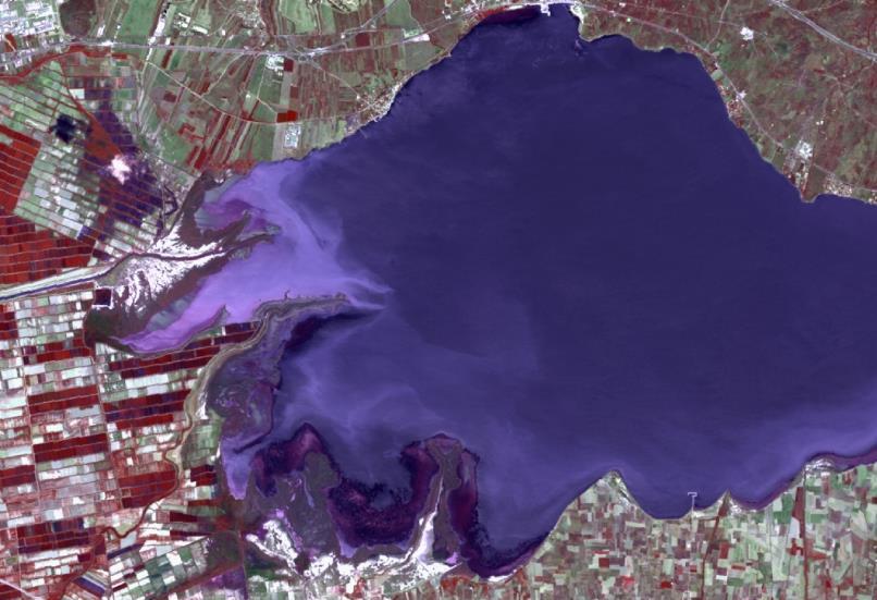 απλά φασματικά κανάλια του δορυφόρου Sentinel-2.