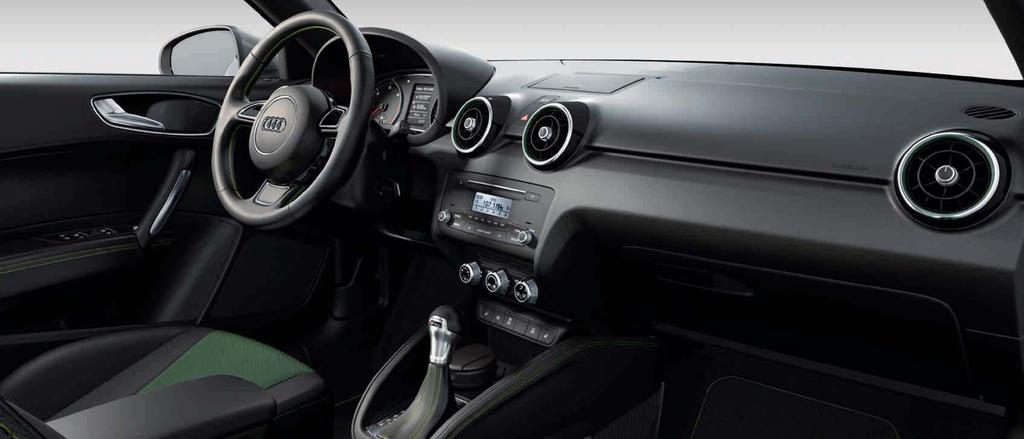 68 Μοναδική, όπως η αξίωσή σας: η Audi design selection. Η Audi design selection σας προσφέρει μια καλαίσθητη προεπιλογή ιδιαίτερα ξεχωριστών υλικών και χρωμάτων για το εσωτερικό του αυτοκινήτου.