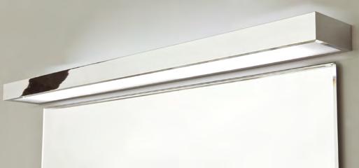TALLIN χρώμιο με λευκό γυαλί chrome with white glass TALLIN 300 / 0531