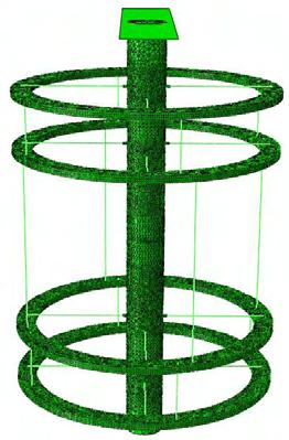 διαμέτρους δακτυλίων (α) 150mm (β) 180mm