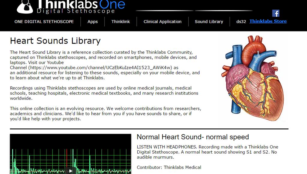 Figure 29Heart Sound Library της Thinklabs.