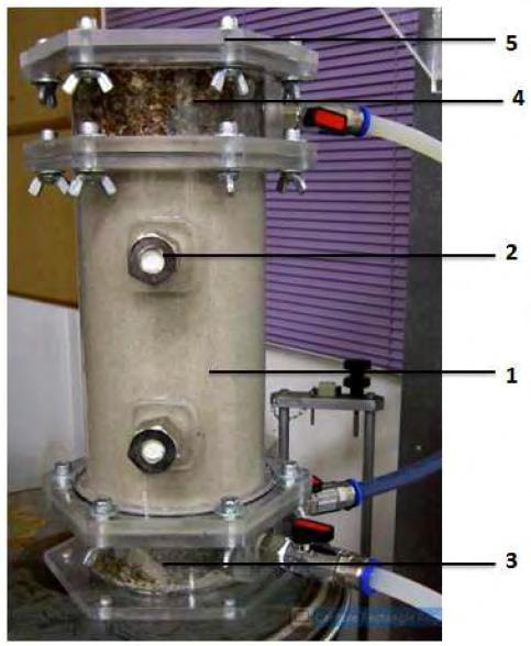 When the bottom 5cm gravelly sand layer was placed, the sand (or silty sand) samples were formed using the under compaction method (Ladd, 1978) in 9 sub-layers with a tamper (Figure 5.4).