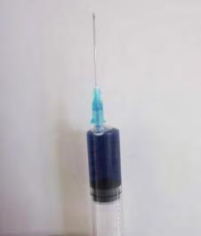 Chapter 5: Injection tests of colloidal silica into granular soil Hence, during all tests, CS samples were extracted from the sand with a syringe (Figure 5.7).