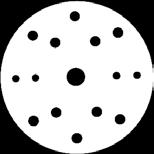 Δίσκος Super Tack 152mm - 15 Τρύπες 5230120 P120 5230150 P150 5230180 P180 5230220 P220
