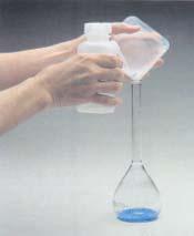 ογκομετρική φιάλη των 250 ml Προσθέτουμε νερό μέχρις