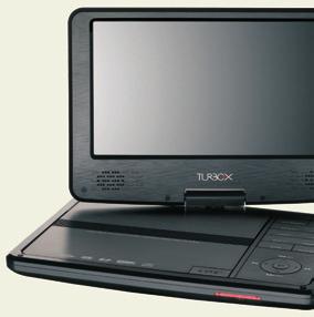ΦΟΡΗΤH TV/DVD Turbo-X LED 7 Turbo-X 99 119 PTV-7000D Τεχνολογία LED σε 7 ίντσες για υψηλή ποιότητα εικόνας και φορητότητα, με HDMI και θύρα USB Κωδικός 1686135