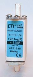 SYSTEM NV-NH NV/NH SERIES TYPES gr UQ M M, M-striker pin ~ 5V ~9V Technical data on page 8 Technical data: Application: MCUQ/5A/9V Standards: IEC 9- Breaking capacity: ~ka Rated voltage: ~9V, 55V For