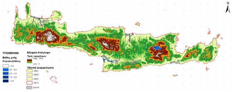 βάθους ροής για Τ=50, 100
