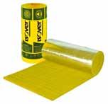 ORSTECH LSP H MW - EN 14303 T4 ST 620 - WS1 - CL10 Vertikalios pluošto orientacijos mineralinės vatos demblys su armuota aliuminio folijos danga.